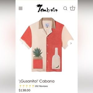Tombolo Gusanita cabana shirt